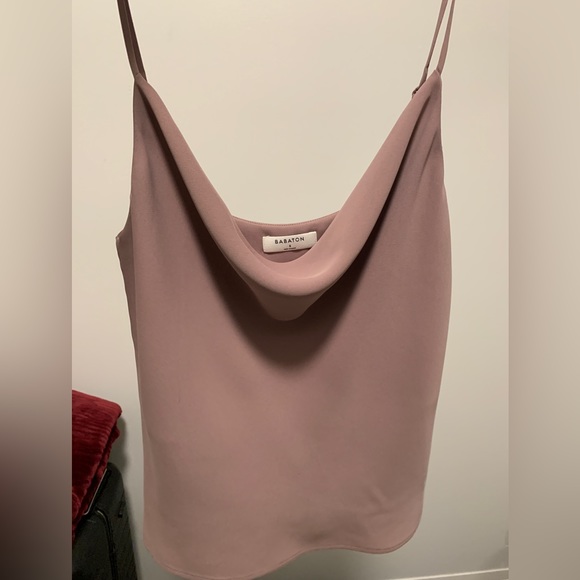 Mauve cowlneck camisole - Picture 2 of 4